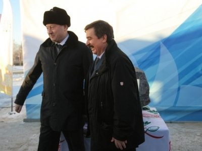Закладка первого камня центра бадминтона