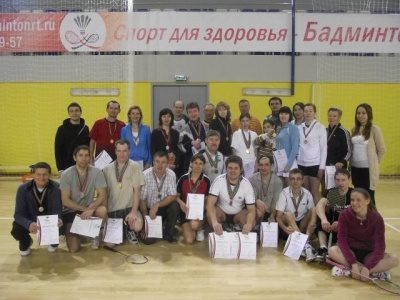 Первый чемпионат Республики Татарстан по бадминтону сре...