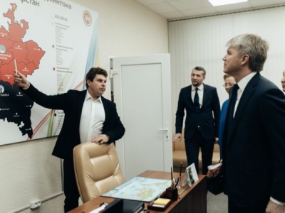 Визит министра спорта РФ П.А. Колобкова в Центр бадминтона