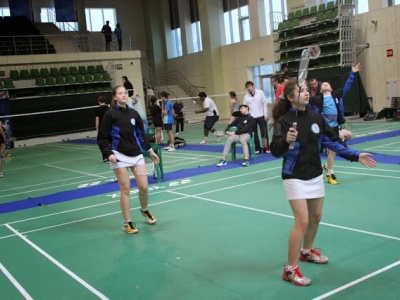 Чемпионат РТ по бадминтону 2014 - парный и смешанный ра...