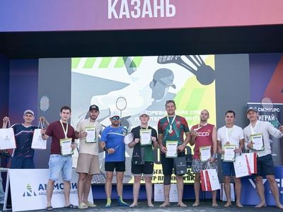 Турнир по AirBadminton во Дворце пляжных видов спорта