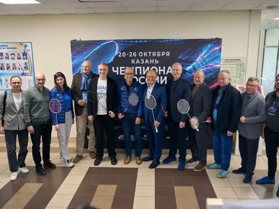 Финальный день Чемпионата России по бадминтону посетили высокопоставленные гости